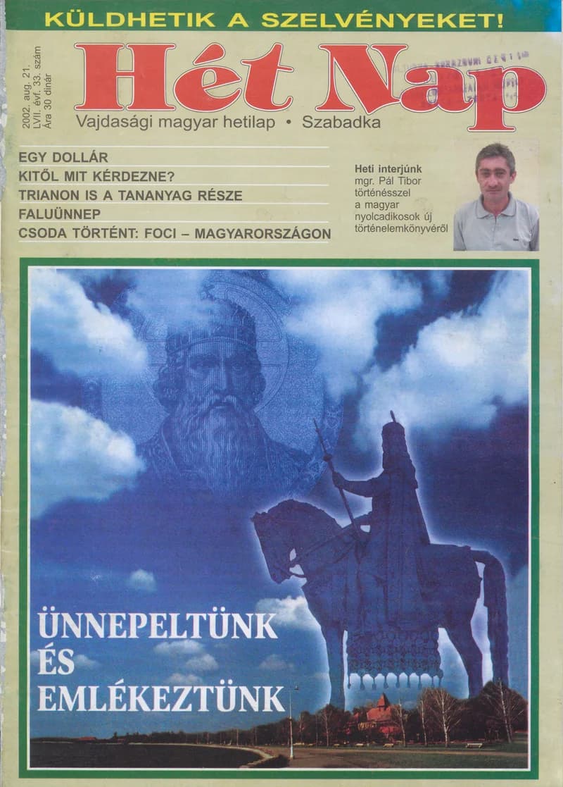 7 Nap, 57. évf. 2002. augusztus 21. 33. sz.