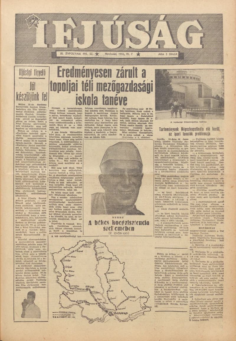 Ifjúság, 11. évf. 1955. április 7. 495. sz.