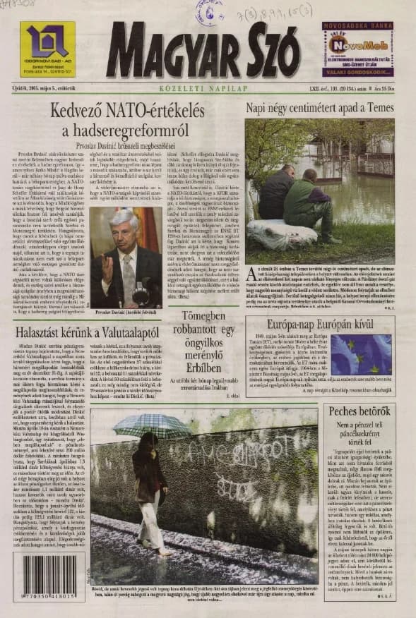 Magyar Szó, 62. évf. 2005. május 5. 103. sz. 1–20. oldal