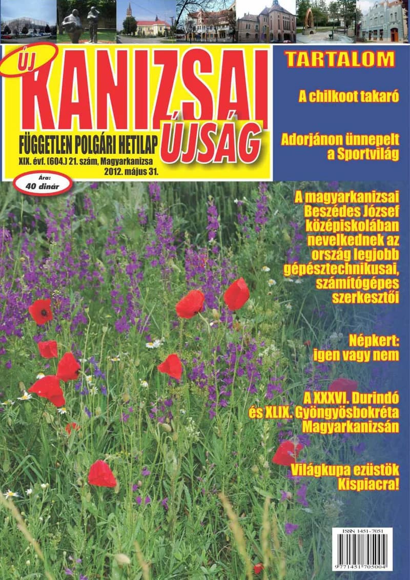 Új Kanizsai Újság, 19. évf. 2012. május 31. 21. sz.