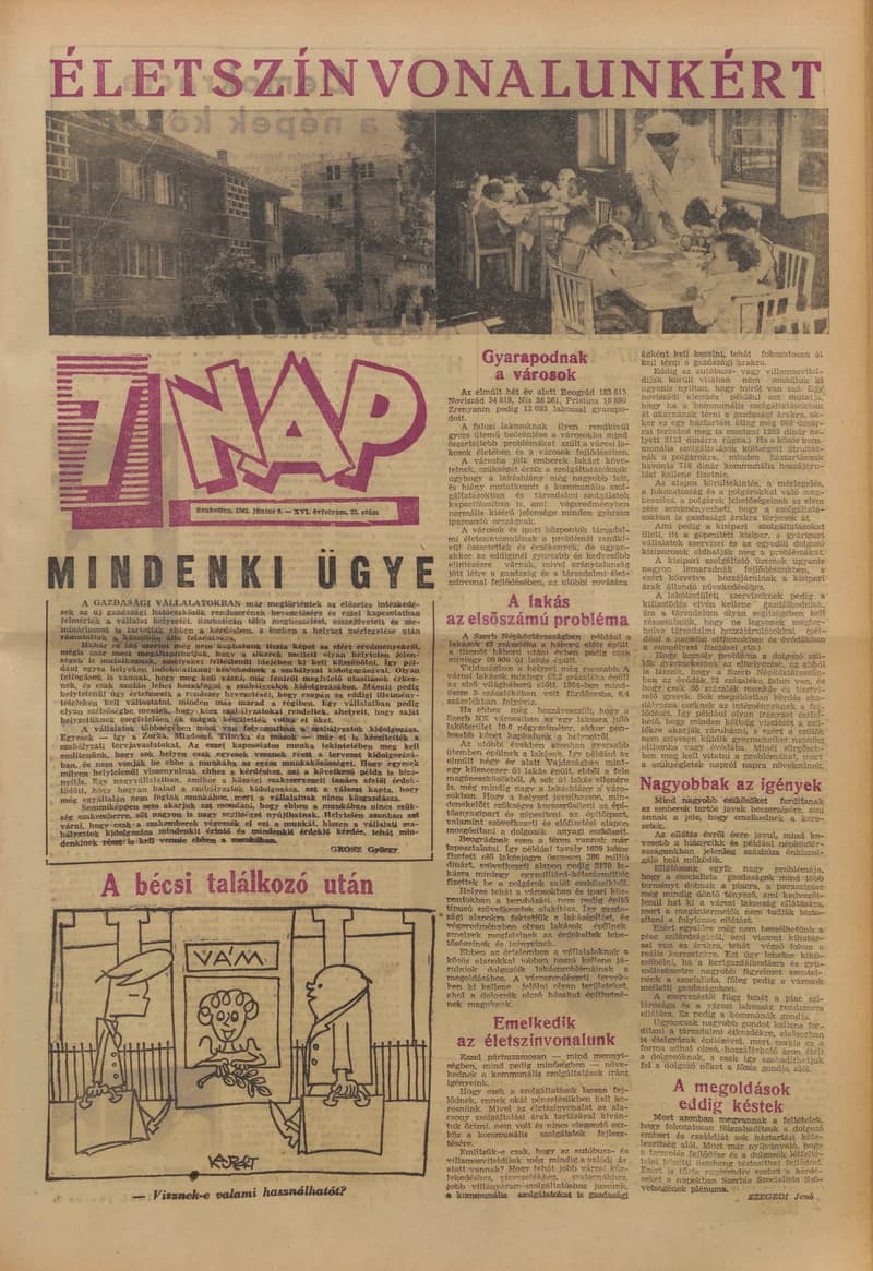 7 Nap, 16. évf. 1961. június 9. 23. sz. 1–20. oldal