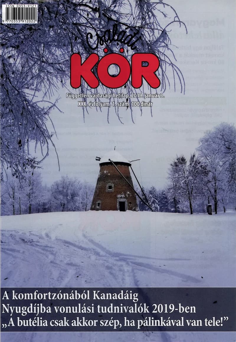 Családi Kör, 30. évf. 2019. január 3. 1. sz.