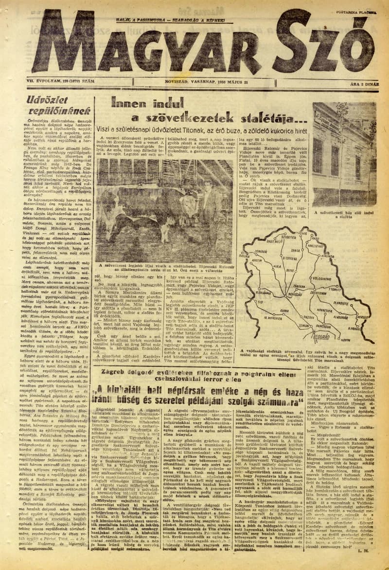 Magyar Szó, 7. évf. 1950. május 21. 120. sz. 1–4. oldal