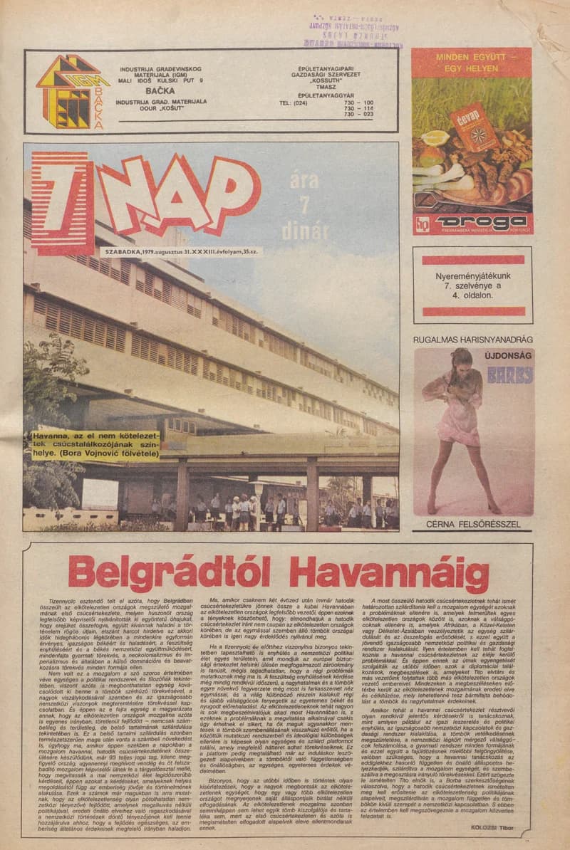 7 Nap, 34. évf. 1979. augusztus 31. 35. sz. 1–24. oldal
