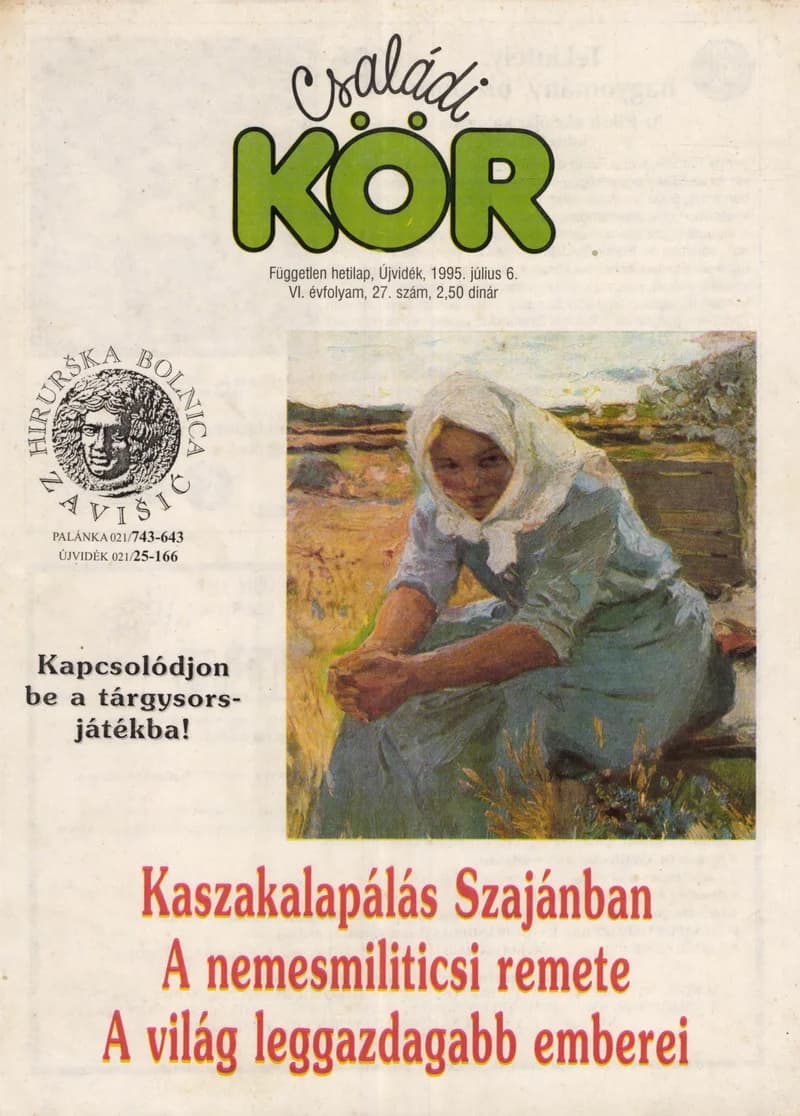 Családi Kör, 6. évf. 1995. július 6. 27. sz.