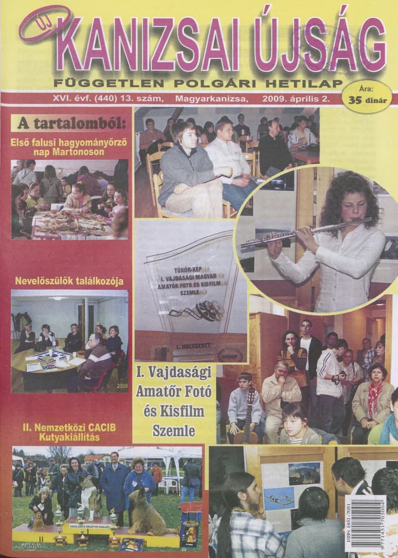 Új Kanizsai Újság, 16. évf. 2009. április 2. 13. sz.