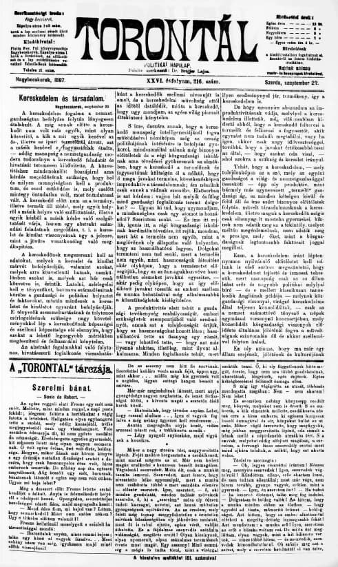 Torontál, 26. évf. 1897. szeptember 22. 216. sz.