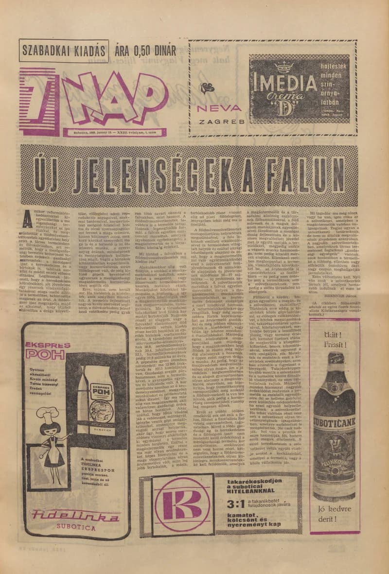 7 Nap, 23. évf. 1968. január 19. 4. sz. 1–16. oldal