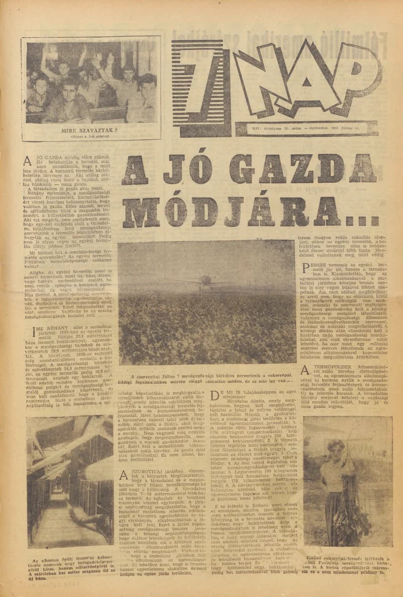 7 Nap, 14. évf. 1959. július 26. 31. sz. 1–20. oldal