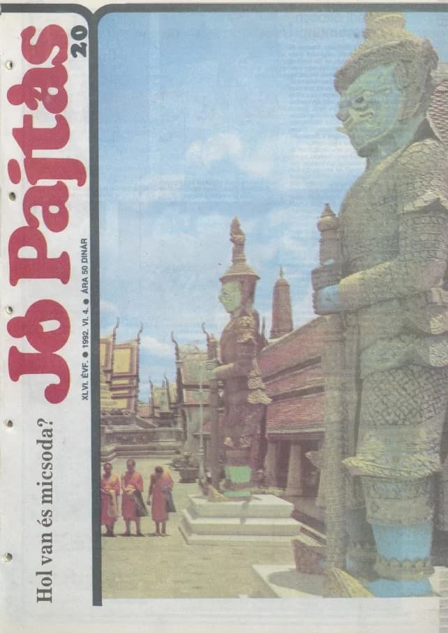 Jó Pajtás, 46. évf. 1992. június 4. 20. sz.