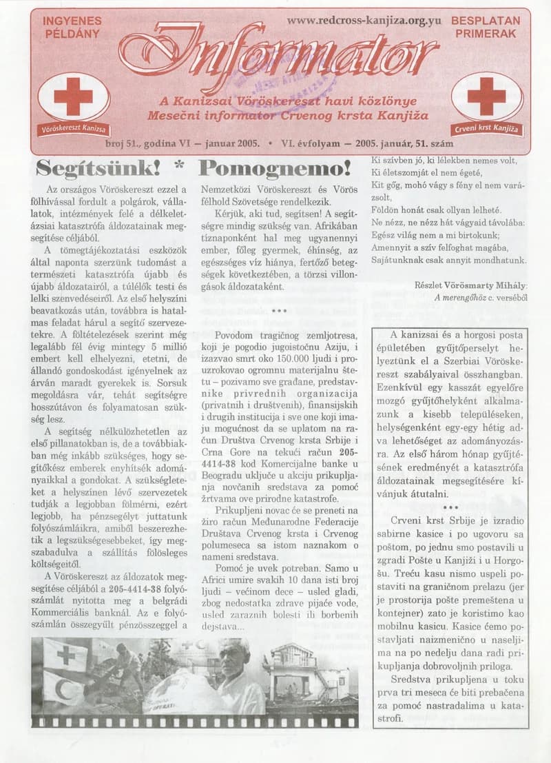 Informator, 6. évf. 2005. január 1. 51. sz.