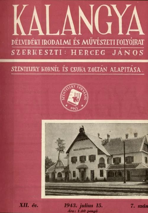 Kalangya, 12. évf. 1943. július 15. 7. sz. 289–336. oldal