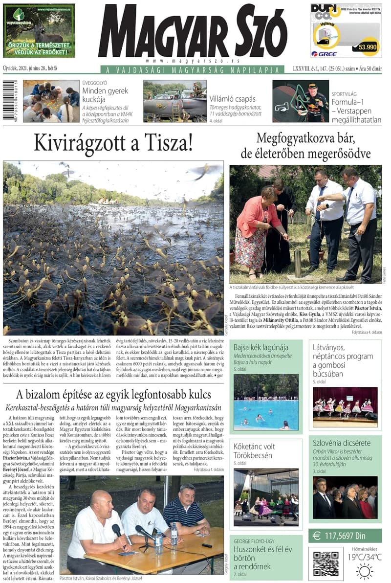 Magyar Szó, 78. évf. 2021. június 28. 147. sz. 1–20. oldal