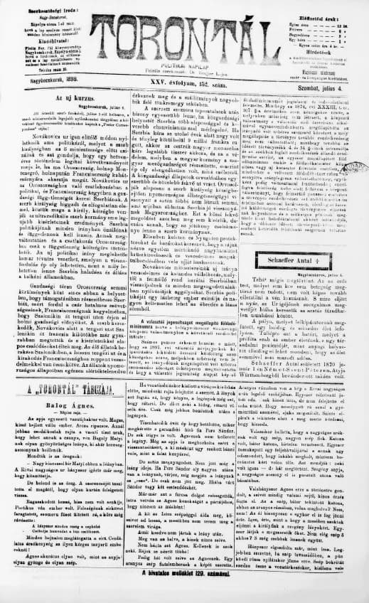 Torontál, 25. évf. 1896. július 4. 152. sz.