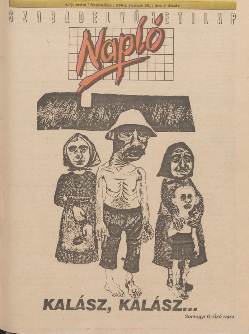 Napló - Szabadelvű hetilap, 5. évf. 1994. június 29. 217. sz.