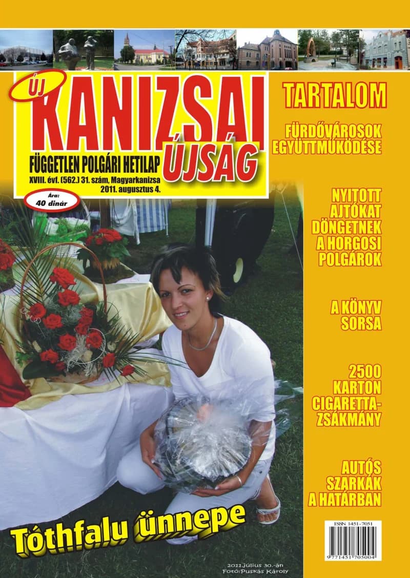Új Kanizsai Újság, 18. évf. 2011. augusztus 4. 31. sz.