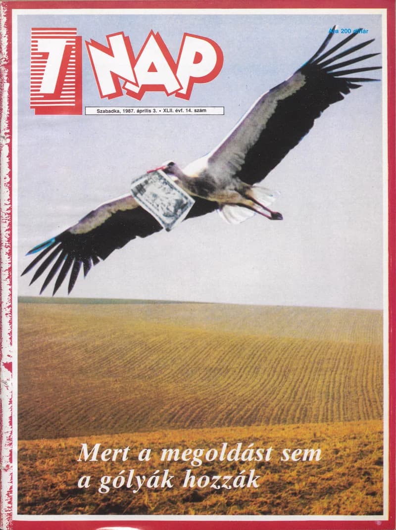 7 Nap, 42. évf. 1987. április 3. 14. sz. 1–68. oldal