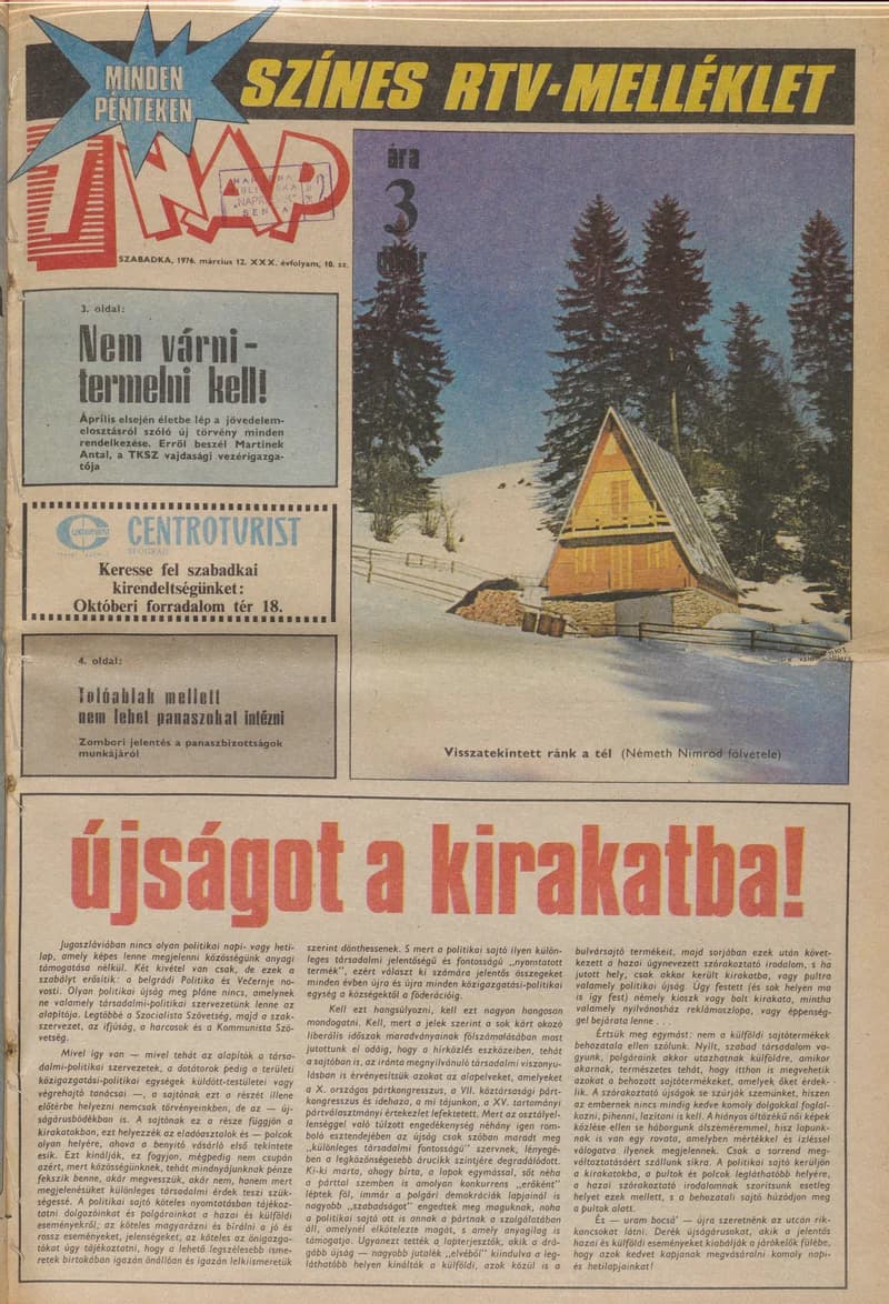 7 Nap, 31. évf. 1976. március 12. 10. sz. 1–24. oldal