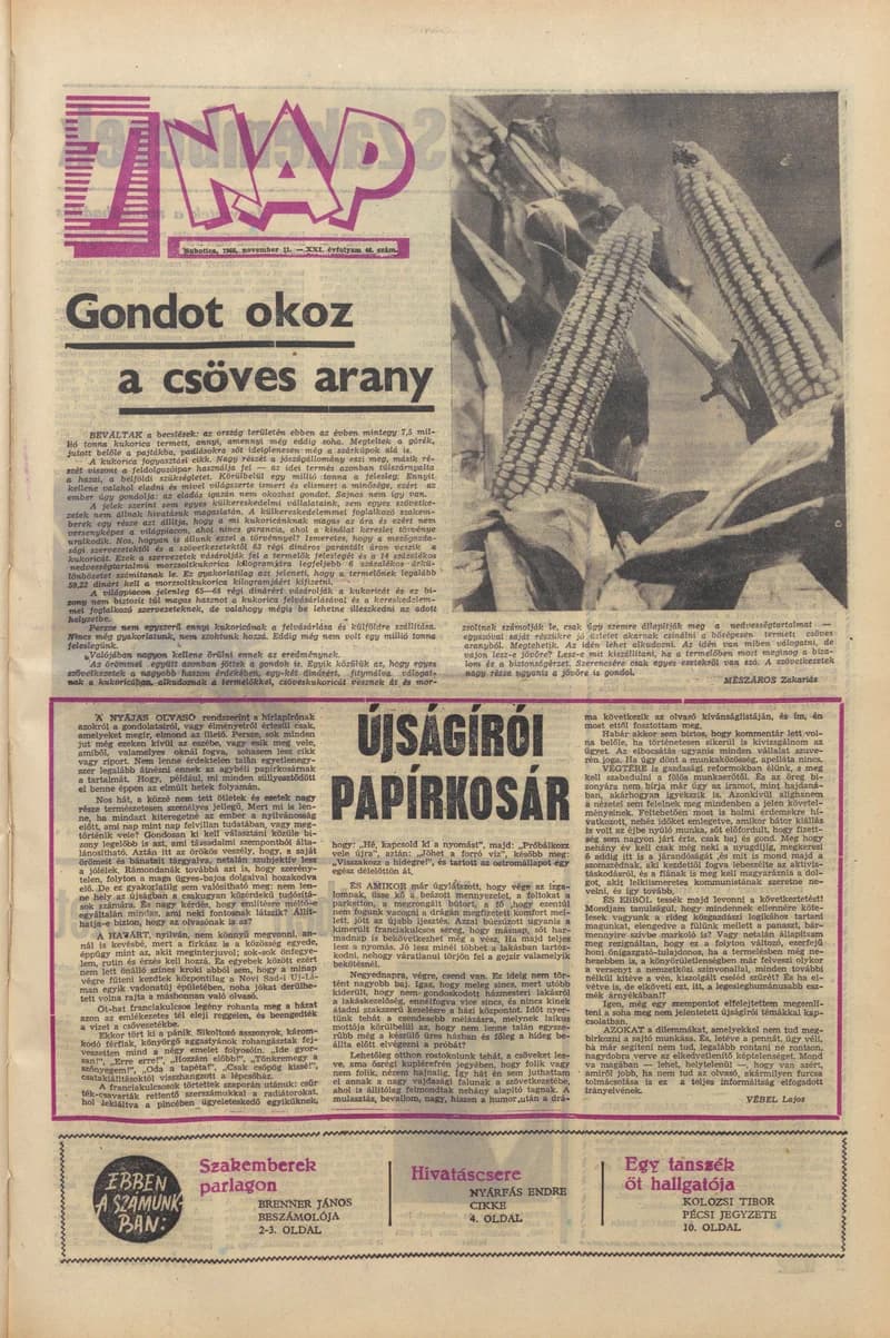 7 Nap, 21. évf. 1966. november 11. 46. sz. 1–20. oldal