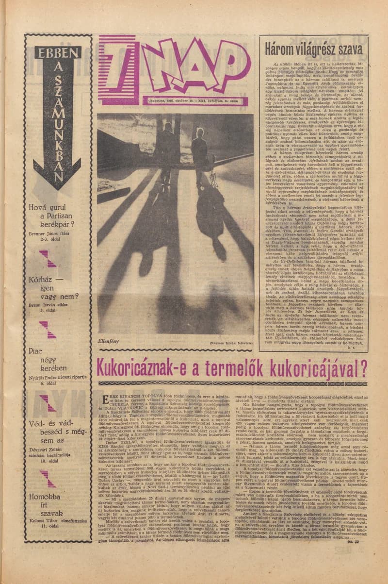 7 Nap, 21. évf. 1966. október 28. 44. sz. 1–20. oldal
