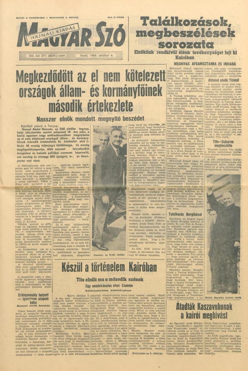 Magyar Szó, 21. évf. 1964. október 6. 277. sz.