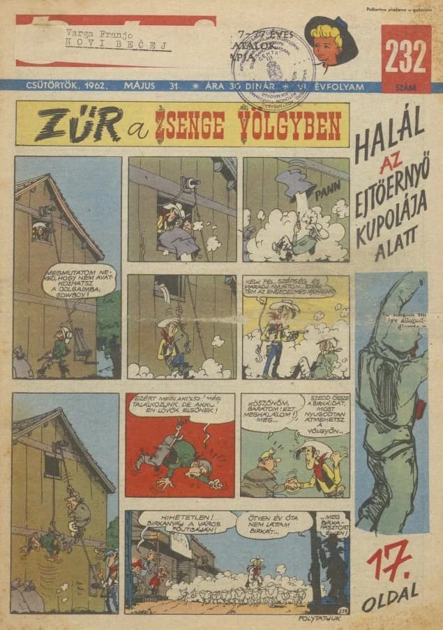 Buksi, 6. évf. 1962. május 31. 232. sz.