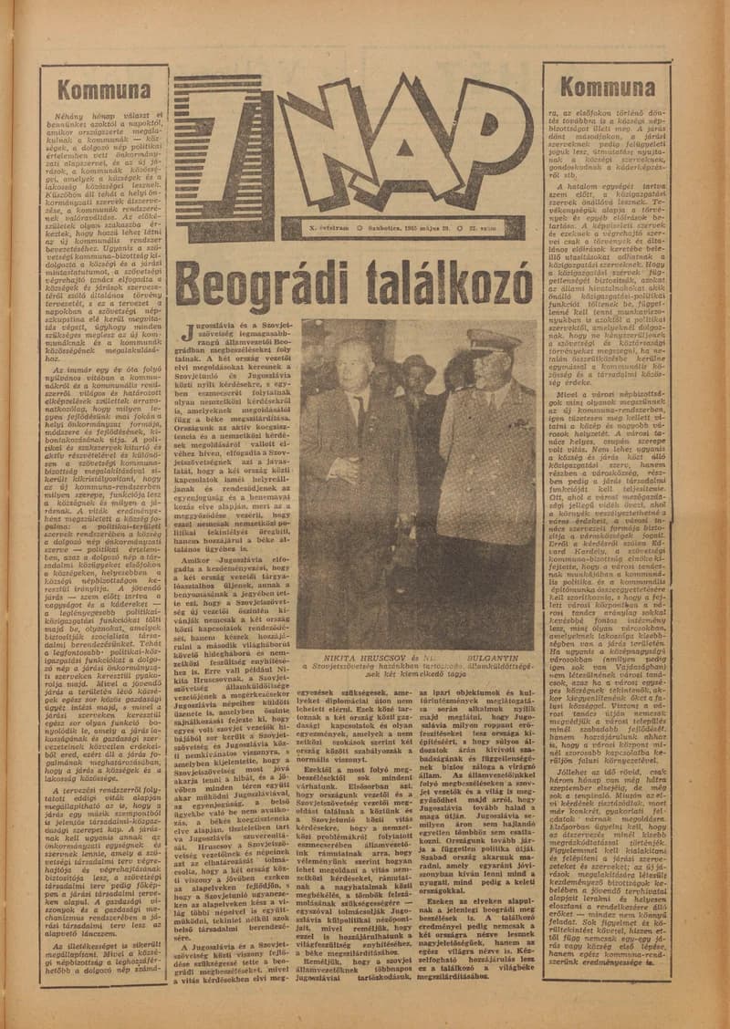 7 Nap, 10. évf. 1955. május 29. 22. sz. 1–16. oldal