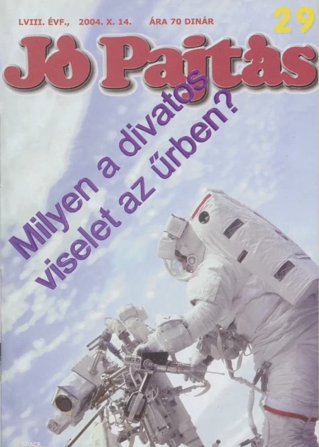 Jó Pajtás, 58. évf. 2004. október 14. 29. sz.