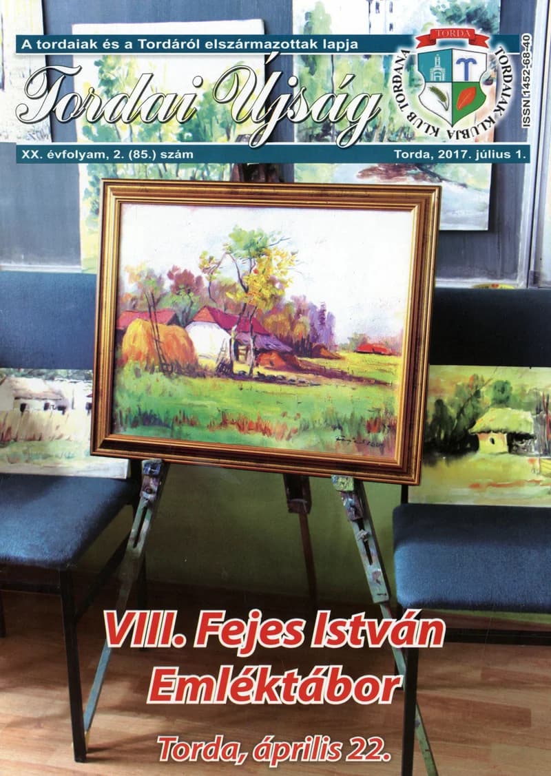 Tordai Újság, 20. évf. 2017. július 1. 2. sz. 1–28. oldal