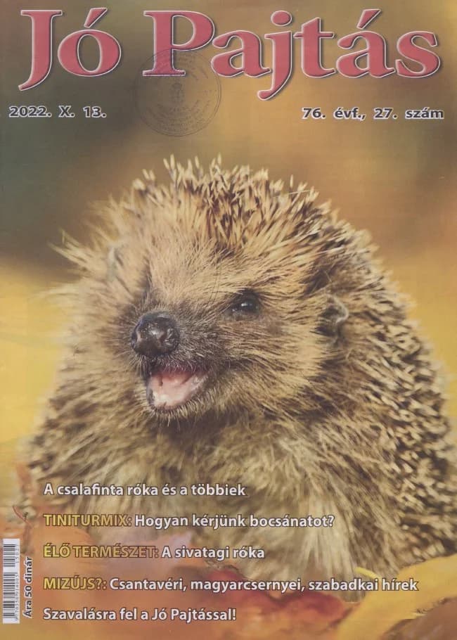 Jó Pajtás, 76. évf. 2022. október 13. 27. sz.