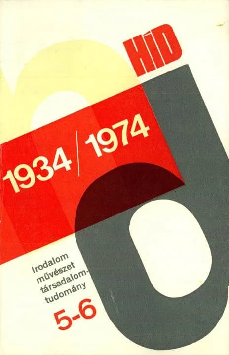 Híd, 38. évf. 1974. május – június. 5–6. sz. 503–701. oldal