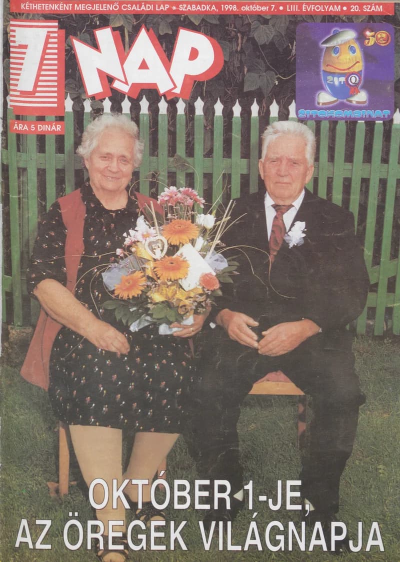 7 Nap, 53. évf. 1998. október 7. 20. sz. 1–68. oldal