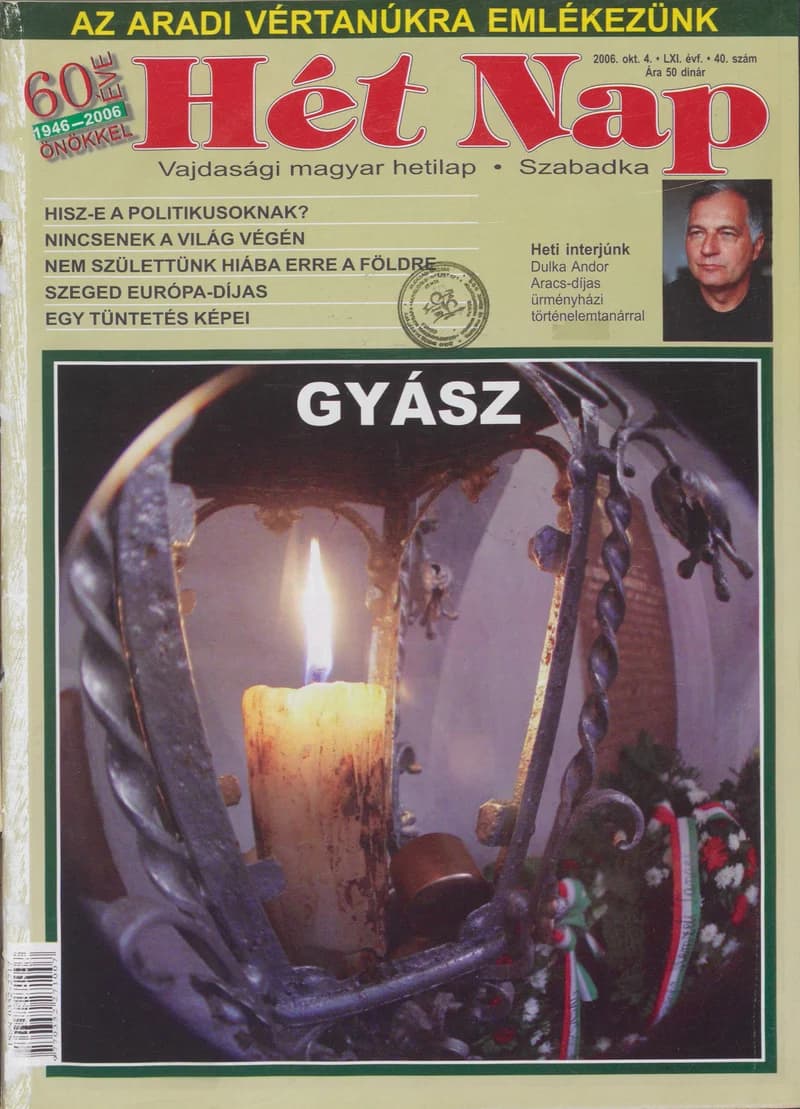 7 Nap, 61. évf. 2006. október 4. 40. sz.