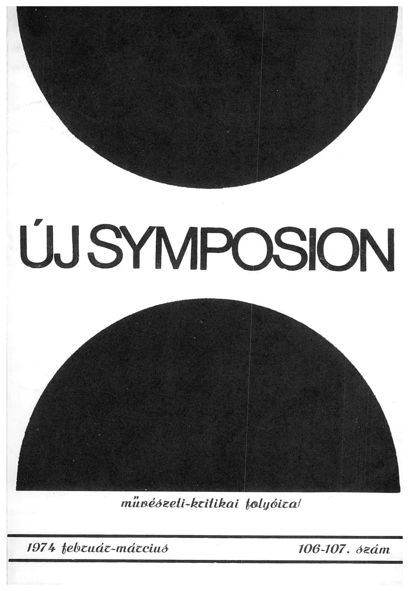 Új Symposion, 10. évf. 1974. február – március. 106–107. sz. 1199–1232. oldal