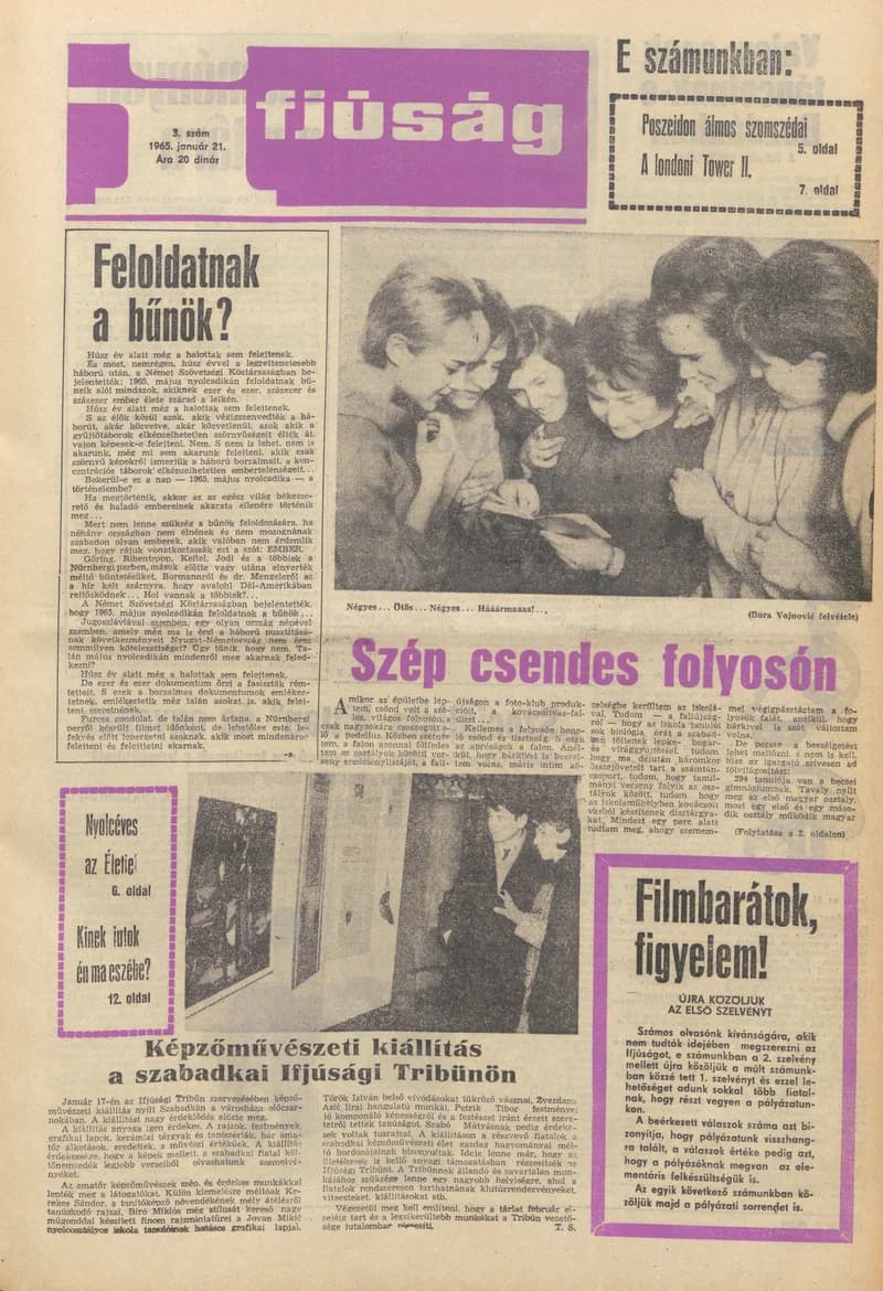 Ifjúság, 21. évf. 1965. január 21. 3. sz.