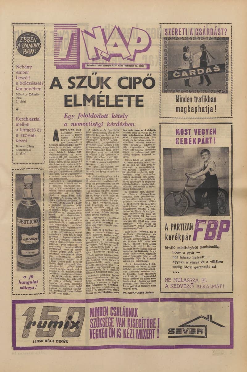 7 Nap, 22. évf. 1967. március 24. 13. sz. 1–20. oldal