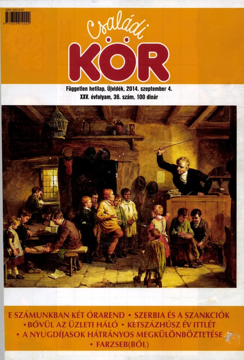 Családi Kör, 25. évf. 2014. szeptember 4. 36. sz.