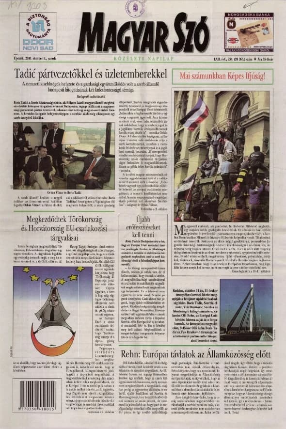 Magyar Szó, 62. évf. 2005. október 5. 234. sz. 1–20. oldal