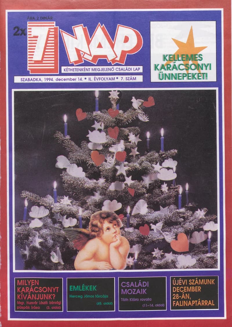 7 Nap, 49. évf. 1994. december 14. 7. sz. 1–52. oldal
