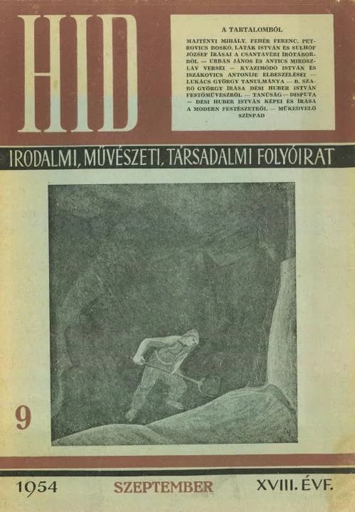 Híd, 18. évf. 1954. szeptember. 9. sz. 385–448. oldal