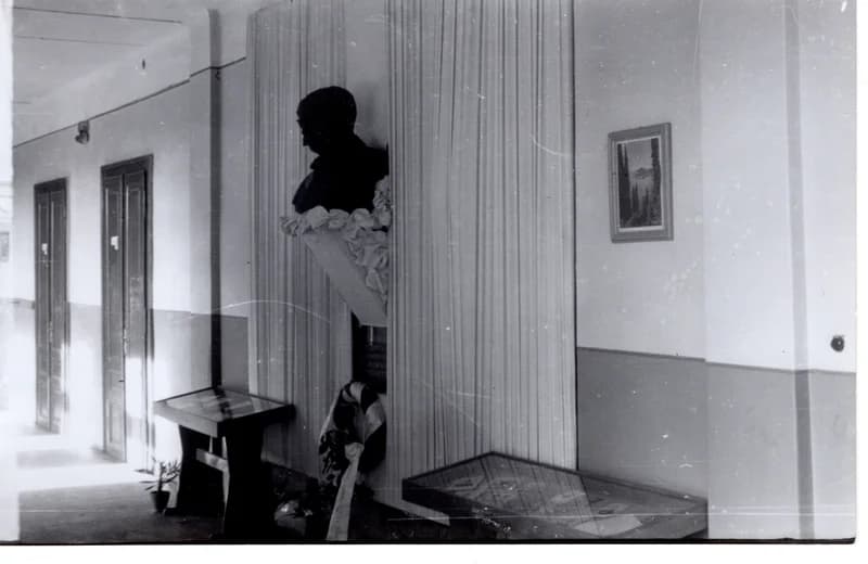 Sremac-emlékhely a gimnáziumban