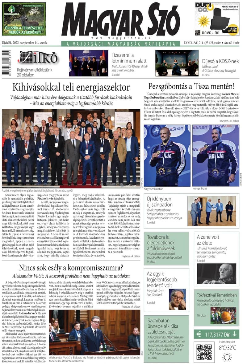 Magyar Szó, 79. évf. 2022. szeptember 14. 214. sz. 1–16. oldal