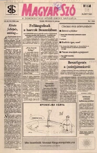Magyar Szó, 52. évf. 1995. február 12. 35. sz. 1–24. oldal