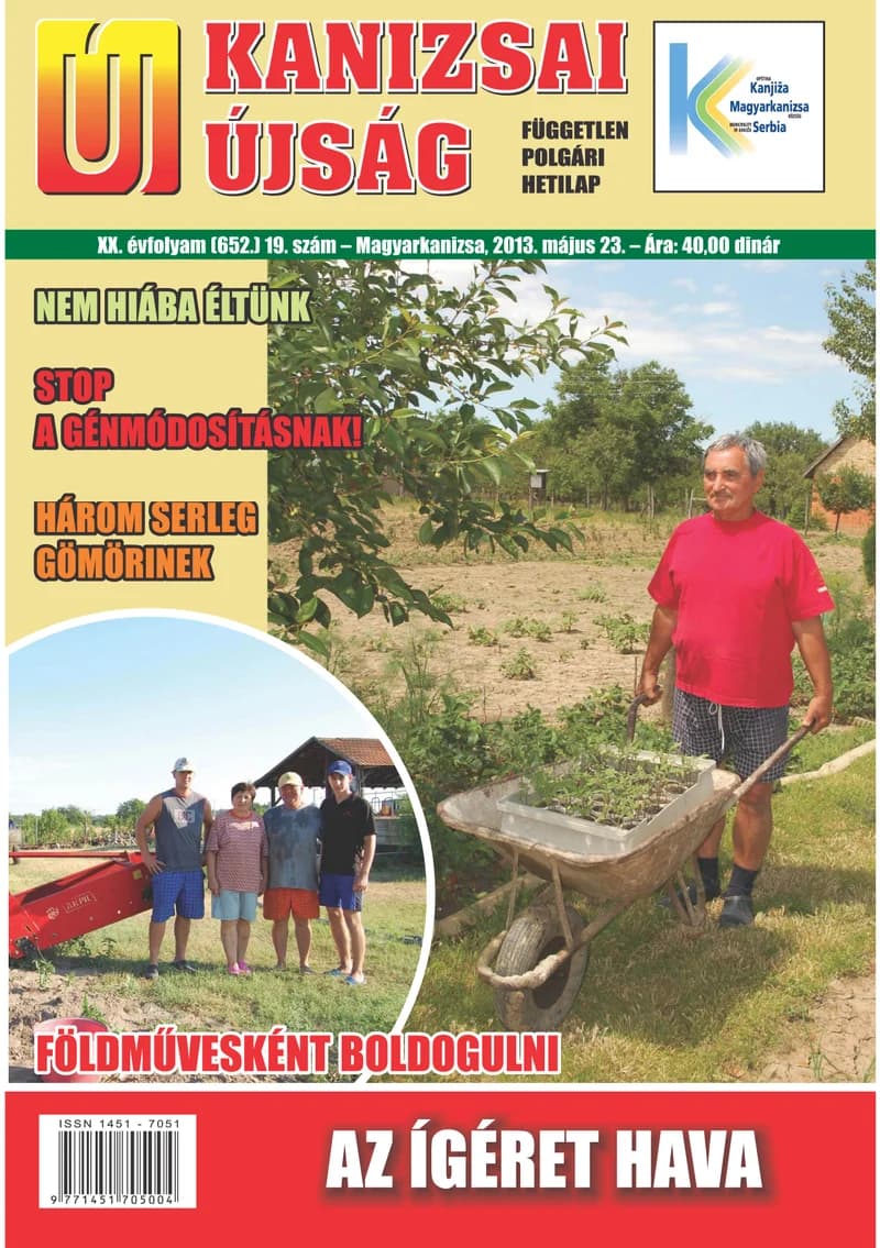 Új Kanizsai Újság, 20. évf. 2013. május 23. 19. sz.