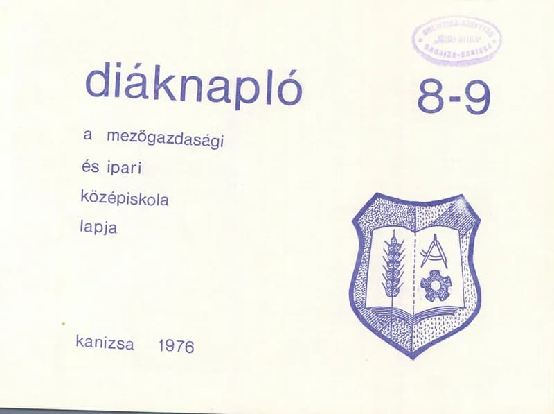 Diáknapló, 2. évf. 1976. 8–9. sz.