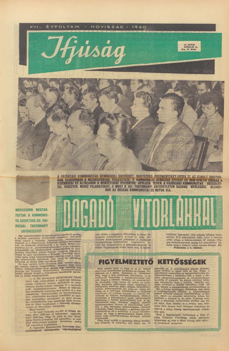 Ifjúság, 16. évf. 1960. április 14. 16. sz.
