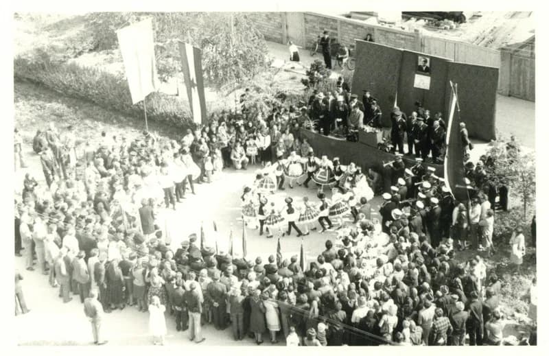 A doroszlói Gyöngyösbokréta fellépése