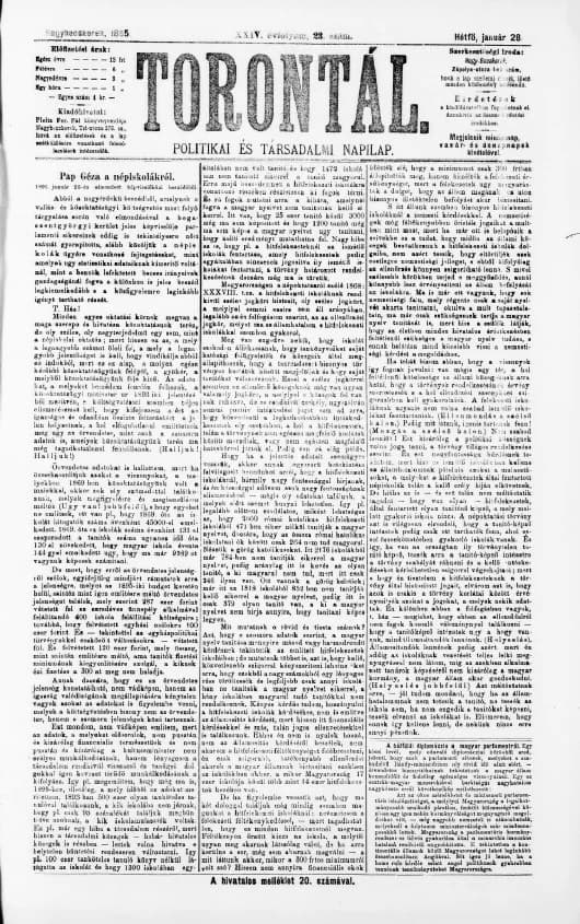 Torontál, 24. évf. 1895. január 28. 23. sz.