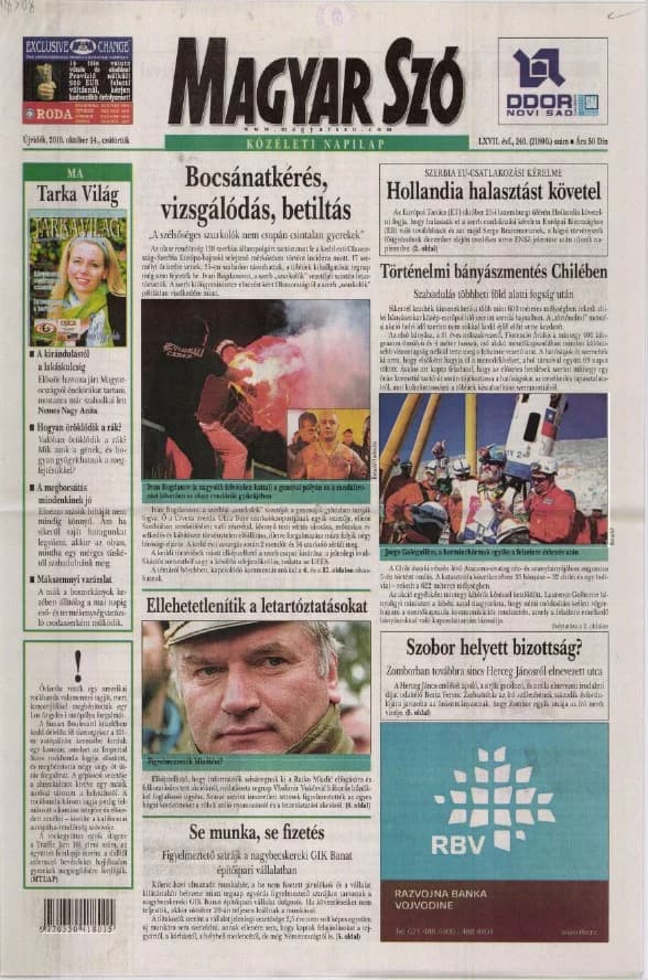 Magyar Szó, 67. évf. 2010. október 14. 240. sz. 1–20. oldal