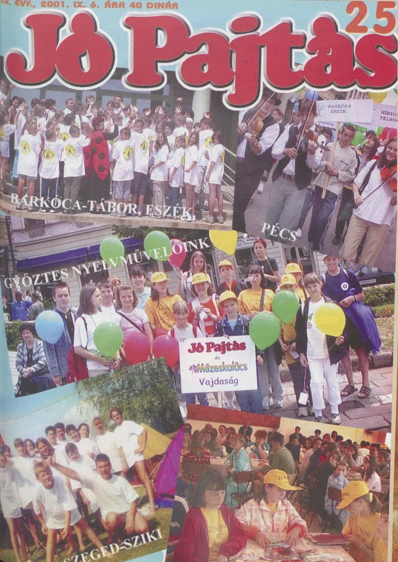 Jó Pajtás, 55. évf. 2001. szeptember 6. 25. sz.